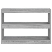 Thumbnail for Bücherregal/Raumteiler Grau Sonoma 100x30x72 cm