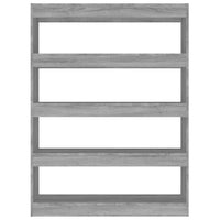 Thumbnail for Bücherregal/Raumteiler Grau Sonoma 100x30x135 cm