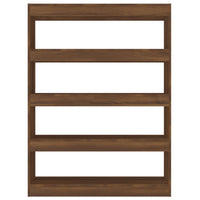 Thumbnail for Bücherregal/Raumteiler Braun Eichen-Optik 100x30x135 cm