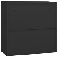 Thumbnail for Büroschrank mit Pflanzkasten Anthrazit 90x40x113 cm Stahl