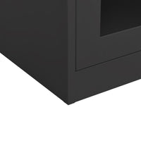 Thumbnail for Büroschrank mit Pflanzkasten Anthrazit 90x40x113 cm Stahl