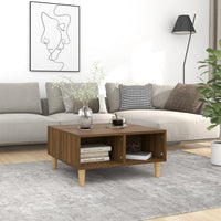 Thumbnail for Couchtisch Braun Eichen-Optik 60x60x30 cm Holzwerkstoff
