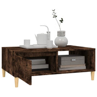 Thumbnail for Couchtisch Räuchereiche 90x60x35 cm Holzwerkstoff