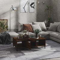 Thumbnail for Couchtisch Braun Eichen-Optik 103,5x60x35 cm Holzwerkstoff