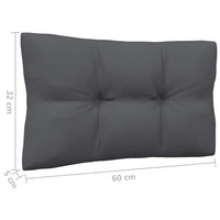 Thumbnail for 3-Sitzer-Gartensofa mit Anthrazit Kissen Massivholz Kiefer