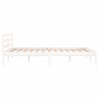 Thumbnail for Massivholzbett Kiefer 120x200 cm Weiß