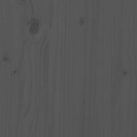 Thumbnail for Seniorenbett Grau 135x190 cm Massivholz Kiefer