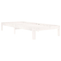 Thumbnail for Massivholzbett Weiß Kiefer 90x200 cm