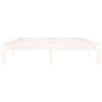 Thumbnail for Massivholzbett Weiß Kiefer 140x200 cm