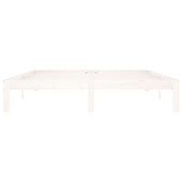 Thumbnail for Massivholzbett Weiß Kiefer 160x200 cm