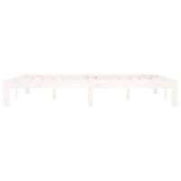 Thumbnail for Massivholzbett Weiß Kiefer 160x200 cm