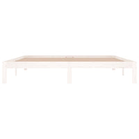 Thumbnail for Massivholzbett Weiß 180x200 cm