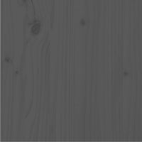 Thumbnail for Massivholzbett Grau Kiefer 90x200 cm