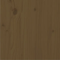 Thumbnail for Massivholzbett Honigbraun Kiefer 90x200 cm