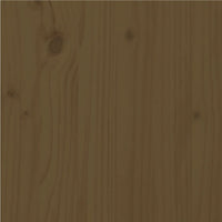 Thumbnail for Massivholzbett Honigbraun Kiefer 140x200 cm