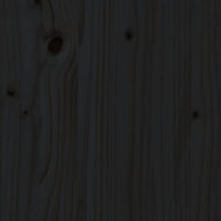 Thumbnail for Massivholzbett Schwarz Kiefer 140x200 cm