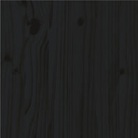 Thumbnail for Massivholzbett Schwarz 150x200 cm