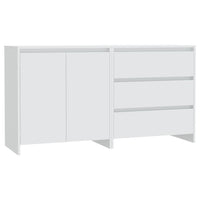 Thumbnail for 2-tlg. Sideboard Weiß Holzwerkstoff
