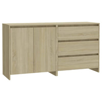 Thumbnail for 2-tlg. Sideboard Sonoma-Eiche Holzwerkstoff
