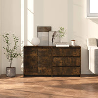 Thumbnail for 2-tlg. Sideboard Räuchereiche Holzwerkstoff