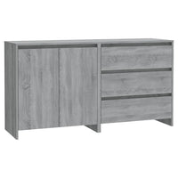 Thumbnail for 2-tlg. Sideboard Grau Sonoma Holzwerkstoff