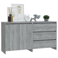 Thumbnail for 2-tlg. Sideboard Grau Sonoma Holzwerkstoff