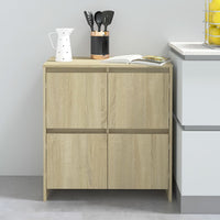 Thumbnail for Sideboards 2 Stk. Sonoma-Eiche 70x41x75 cm Holzwerkstoff