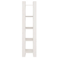 Thumbnail for Bücherregal/Raumteiler Weiß 41x35x160 cm Massivholz Kiefer