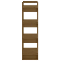 Thumbnail for Bücherregal/Raumteiler Honigbraun 60x35x125cm Massivholz Kiefer