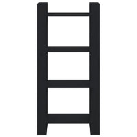 Thumbnail for Bücherregal/Raumteiler Schwarz 60x35x125 cm Massivholz