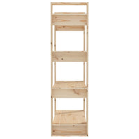 Thumbnail for Bücherregal/Raumteiler 80x35x125 cm Massivholz Kiefer