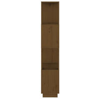 Thumbnail for Bücherregal/Raumteiler Honigbraun 51x25x132cm Massivholz Kiefer