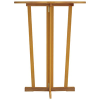 Thumbnail for Bartisch Klappbar 90x65x105 cm Massivholz Teak