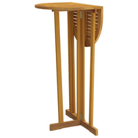 Thumbnail for Bartisch Klappbar 90x65x105 cm Massivholz Teak