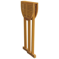 Thumbnail for Bartisch Klappbar 90x65x105 cm Massivholz Teak