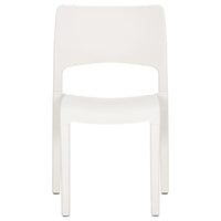 Thumbnail for Gartenstühle 2 Stk. Weiß Polypropylen