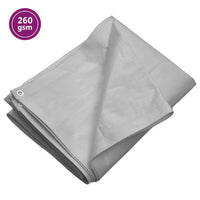 Thumbnail for Abdeckplane 260 g/m² 4x5 m Grau HDPE