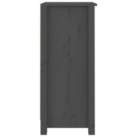 Thumbnail for Sideboards 2 Stk. Grau 40x35x80 cm Massivholz Kiefer
