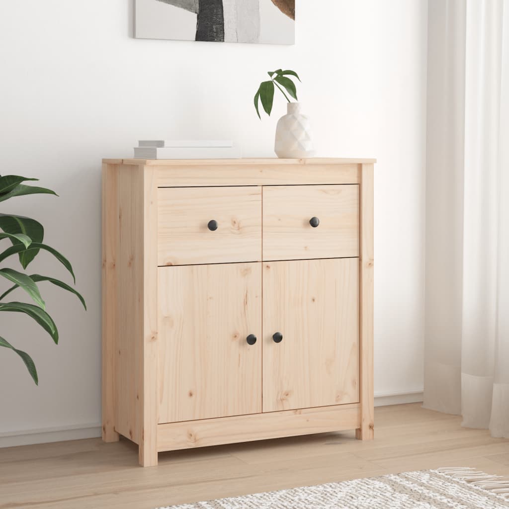 Sideboard 70x35x80 cm Massivholz Kiefer