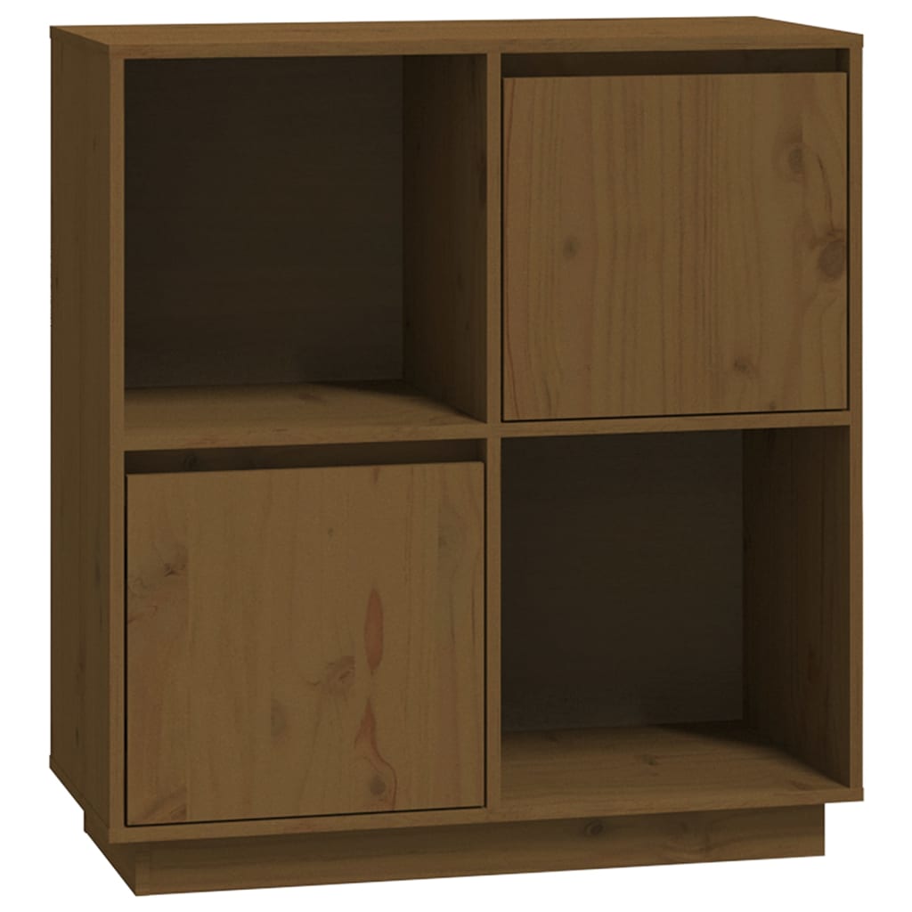 Sideboard Honigbraun 74x35x80 cm Massivholz Kiefer