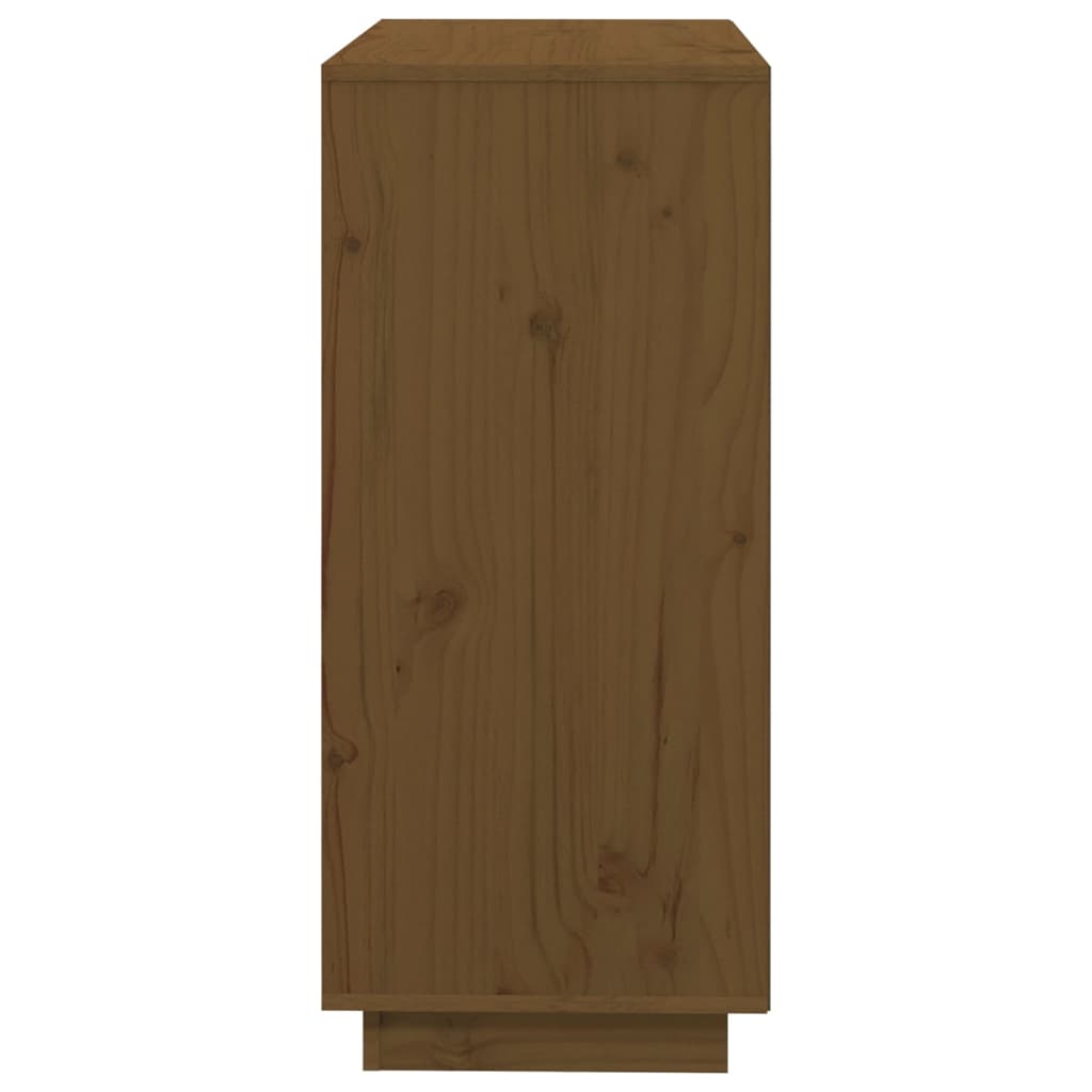 Sideboard Honigbraun 74x35x80 cm Massivholz Kiefer