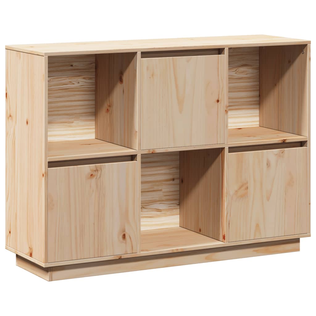 Sideboard 110,5x35x80 cm Massivholz Kiefer
