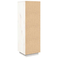 Thumbnail for Highboard Weiß 38x35x117 cm Massivholz Kiefer