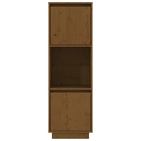 Thumbnail for Highboard Honigbraun 38x35x117 cm Massivholz Kiefer