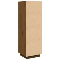 Thumbnail for Highboard Honigbraun 38x35x117 cm Massivholz Kiefer