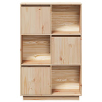 Thumbnail for Highboard 74x35x117 cm Massivholz Kiefer