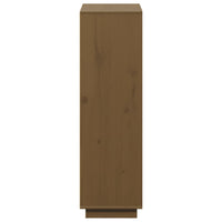 Thumbnail for Highboard Honigbraun 110,5x35x117 cm Massivholz Kiefer