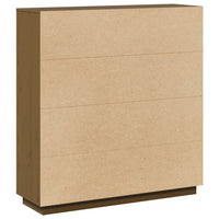 Thumbnail for Highboard Honigbraun 110,5x35x117 cm Massivholz Kiefer