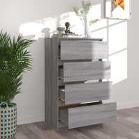 Thumbnail for Sideboard Grau Sonoma 60x35x98,5 cm Holzwerkstoff