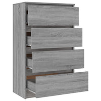 Thumbnail for Sideboard Grau Sonoma 60x35x98,5 cm Holzwerkstoff